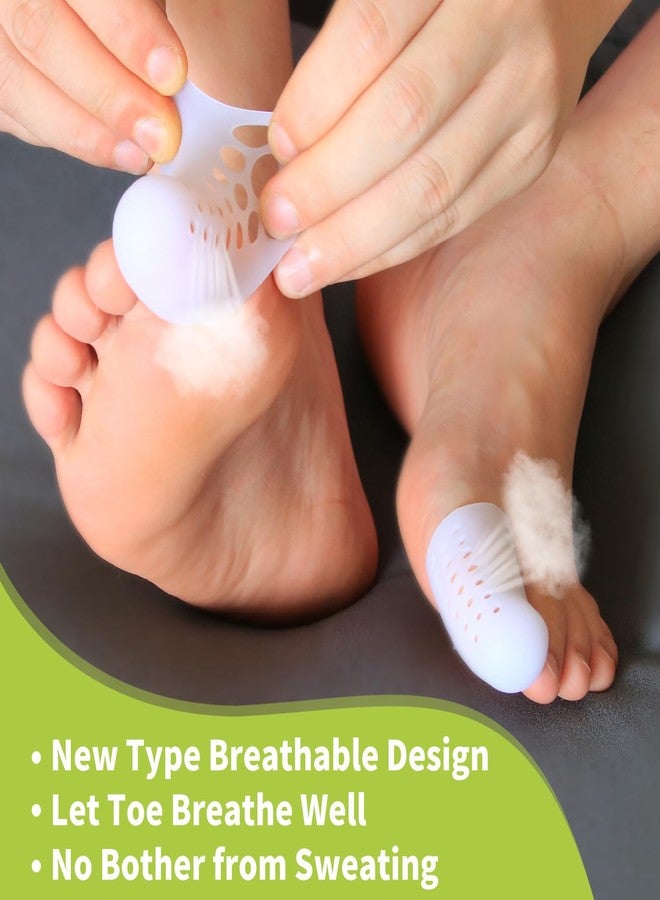 Niupiour Gel Big Toe Protectors, 14 Packs of Breathable Big Toe Caps, Silicone Toe Covers for Big Toe, Calluses, Blisters, Hammer Toe, Provide Pain Relief from Missing or Ingrown Toenails - Image 3